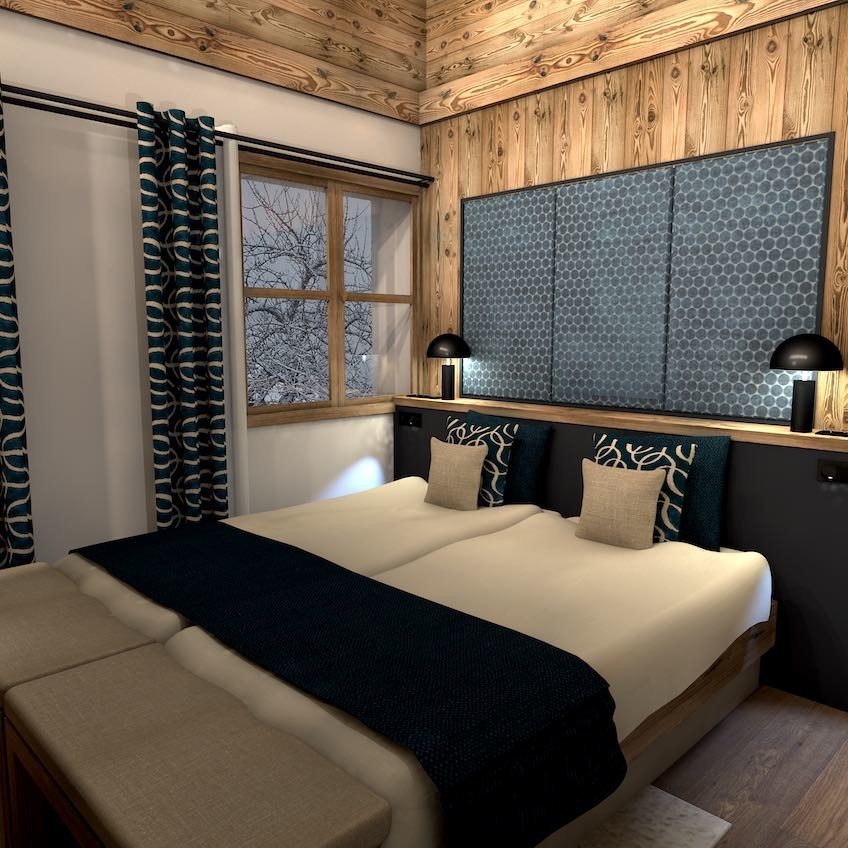 Chalet Jardin d'Angèle | Chambre d'Hôtes Courchevel Gentiane renovation