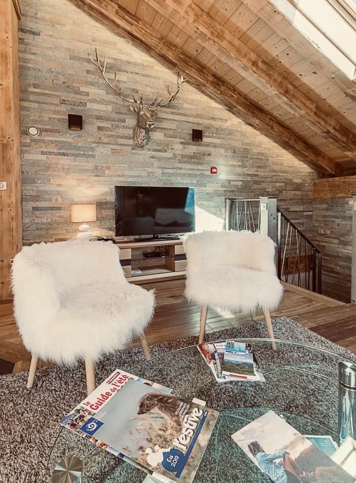Chalet Jardin d'Angèle | Guest rooms Courchevel living room