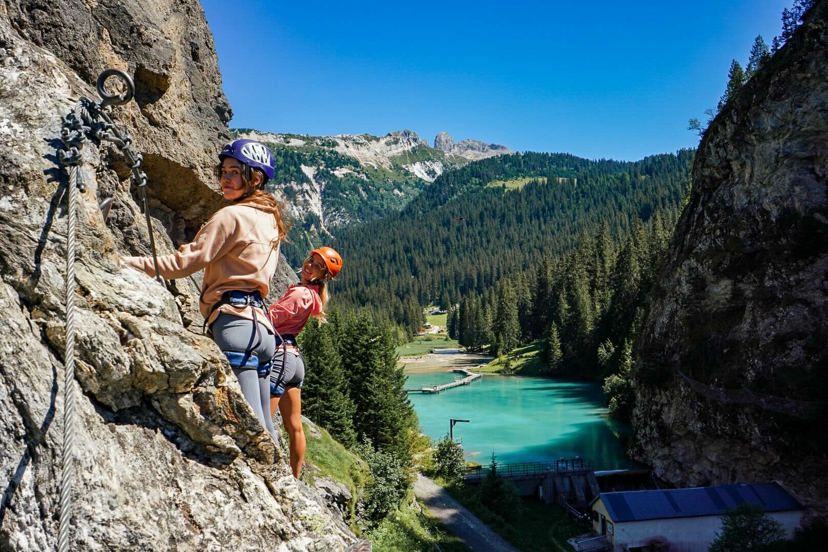 Chalet Jardin d'Angèle | ©Paul Besson, via ferrata avec lac de montagne