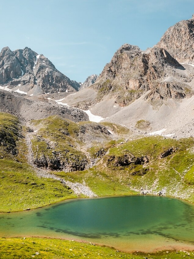 Chalet Jardin d'Angèle | ©Courchevel Tourisme, lac de montagne à Courchevel